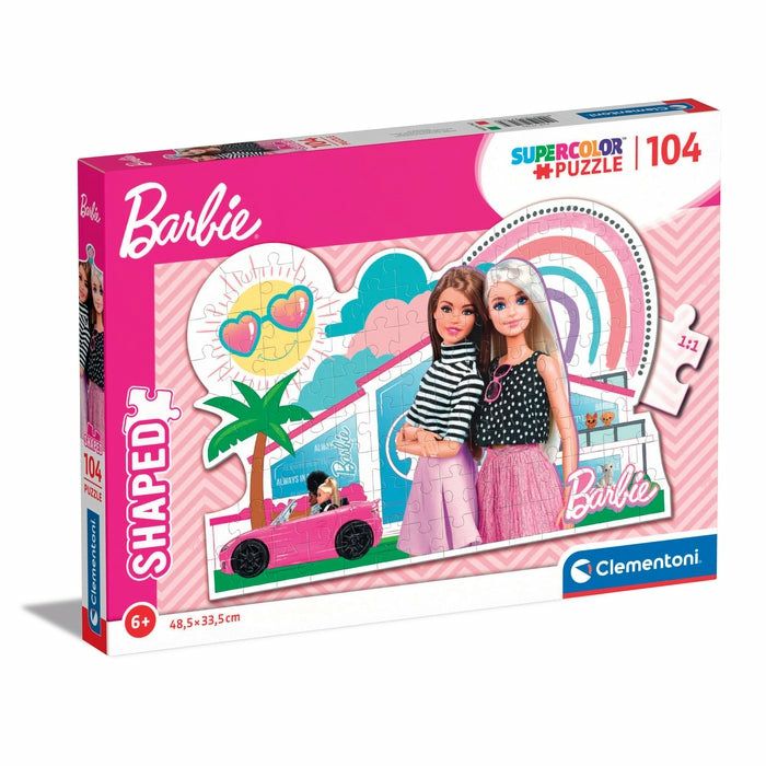 Clementoni Barbie Shape Puzzle - 104 Pieces - Multicolour