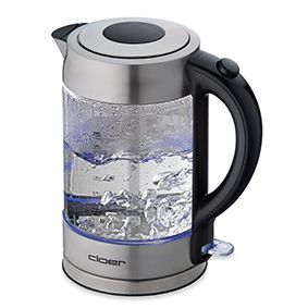 Cloer 4429 - Waterkoker - 1.7 liter - Zilver