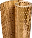 vidaXL Balkonschermen - 10 stuks - 255x19 cm - Poly Rattan - Lichtbruin