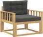vidaXL Fauteuil Polyester Wit