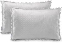 AmeliaHome Meadore Zilver Kussenslopen 50x70 cm