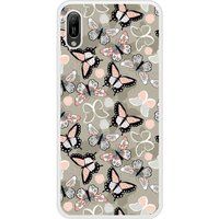 Icecat Beschermende siliconen case compatibel met Y6 2019 Vintage Butterflies