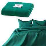 AmeliaHome Carmen Dekbedovertrek 170x270 - Flesgroen