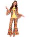Amscan Volwassen dames hippie vrouw kostuum, meerkleurig