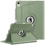 Fintie Draaibare hoes voor iPad 10e generatie 10,9 inch (2022 model) met penhouder, 360 graden draaibare beschermhoes met Auto Sleep/Wake-functie, groen