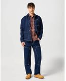 Wrangler 112357438 Relaxed Straight Fit Spijkerbroek Blauw