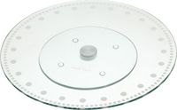 KitchenCraft Sweetly Does It Taart Standaard - 30 cm Glas - Transparant