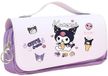 HOOKTA Kuromi trousse à fermeture éclair, trousse souple de grande capacité avec poignée, trousse Kitty pour adolescents, filles et garçons, cadeau (ICE CREAM Food)