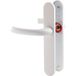 Hoppe Et Cie Tokyo Poignée de porte intérieure blanc pur bec de cane 195 mm