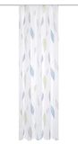 41462 Paolo 41462 plooibandsjaal, transparant, bedrukt | blauw-groen, 145 x 140 cm