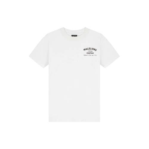 Malelions T-shirt met backprint wit