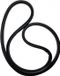 Thetford Deurrubber SD3 Zwart Rubber 8.80 cm 300 cm 26 cm