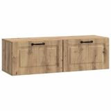 vidaXL Wandmontage TV-kast 98 x 31 x 30 cm Artisanaal eiken