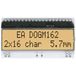 DISPLAY VISIONS 7-segments-display Wit 5.57 mm 3.3 V, 5 V Aantal cijfers: 2 EADOGM162W-A
