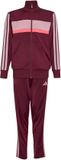 Adidas Sportswear Seasonal Essentials Tiberio 3-Stripes Tricot Trainingspak Kids - Bordeaux