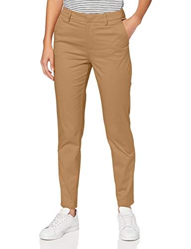 Scotch & Soda Bell' Slim Fit Chino voor dames, van gemerceriseerde biologische katoenen shorts, zand 0137, 25W x 30L