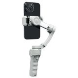 Selencia Stabilisateur de cardan avec lampe LED - Suivi intelligent - Trépied - Gris Cosy