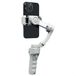Selencia Stabilisateur de cardan avec lampe LED - Suivi intelligent - Trépied - Gris Cosy
