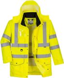 Portwest Ademend Hi-Vis 7-in-1 Verkeersjack S427 - Geel - S