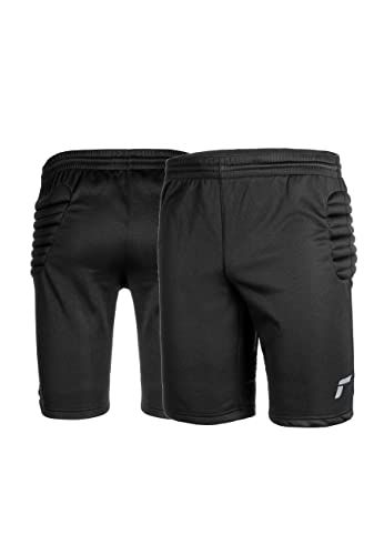 Reusch Heren Training Voetbal Doelman Short Gewatteerde voor Volwassenen, Zwart, XL