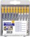 Promat set de 10 lames de scie sauteuse - bois