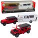 LeanToys Set tout-terrain rouge 1:32