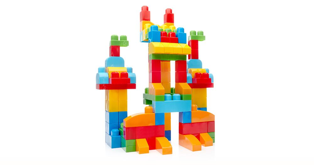 Mega Bloks First Builders Deluxe Building Bag - 145 Pieces - Multicolor
