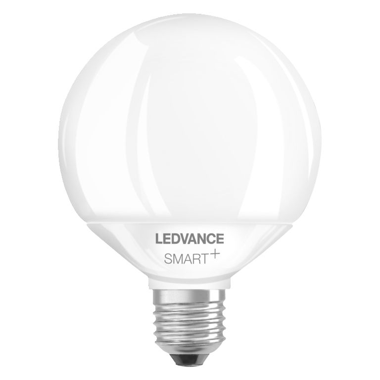 LEDVANCE SMART+ WiFi E27 Globe Multicolor LED Lamp - 14W - Dimmable - Smart Home Compatible