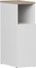 Vicco Enton Nachtkastje – 20 x 59.5 cm met 1 deur Wit/Sonoma