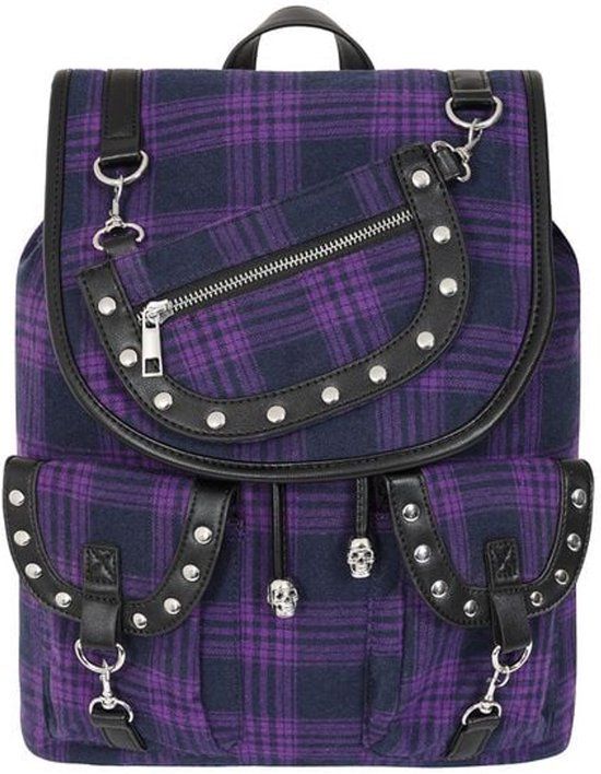 Banned Yamy Backpack Unisex Rugtas - paars