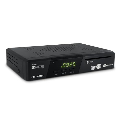 METRONIC 441680 Fransat 4K UHD HDR10 satelliet decoder