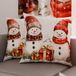 PETTI Artigiani Italiani - Paar kussenslopen van 35 x 35 cm, van microvezel, kerstkussenslopen, kerstdecoratie, slaapkamer, bank, woonkamer, set van 2 kussenslopen, kussensloop, pop 01