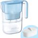 waterdrop Carafe filtrante pour réfrigérateur avec 1 cartouche filtrante de 90 jours, réduit le fluor, le chlore et plus, 2,5 L, certifié NSF, sans BPA, bleu
