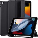 Casemania Hoes Geschikt voor Apple iPad 10.2 inch (9e/8e/7e) - Zwart
