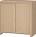en.casa Commode Takranmaa dressoir 79x79x39 cm eikenkleurig