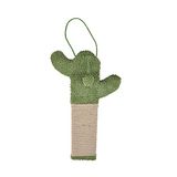 Krabpaal Love Story Krabpaal cactus om op te hangen, polyester/jute, 31 x 51 cm, groen