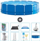 Intex Rond Frame Zwembad - 457 x 122 cm - Blauw