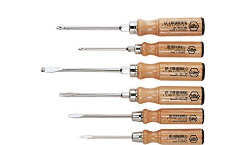 Wiha Schroevendraaierset - 6-delig - Beukenhouten Handvat - 162ZK6SO