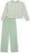 SCHIESSER Pyjama lang Geruit Pastelgroen Katoen 176