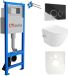 Lavita Ensemble de toilettes SALTO LAV 101 LAV 200.4.2 Sans bride Chrome