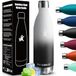 Thermosfles 18/8 roestvrij staal 1000 ml BPA-vrije sportfles vacuüm-geïsoleerde thermosfles lekvrij voor school sport camping