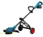 Tondeuse électrique - Tondeuse à batterie 25 cm - Moteur sans balai 6000W - 58000 tr/min - Convient aux batteries 18V - Pliable - Sans batterie