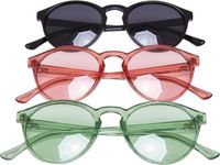 Urban Classics Cypress 3pack Zonnebril - Multicolours