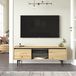 TV-tafel, 100% spaanplaat met melaminecoating, vilt antraciet