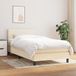 Maison Exclusive - Boxspringbed met matras, crème, 90x200 cm, textiel