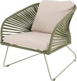 Merkloos / Sans marque Lesli Living Bistrostoel Izumi Groen 71x79x73cm
