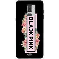 Blackpink Etui Samsung Galaxy j8 2018 Blackpink VIP Tickets Blackpink logo voorkant zwart Maniacase