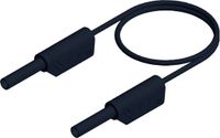 SKS Hirschmann MVL S 25/1 Au Veiligheidsmeetsnoer Banaanstekker 2 mm Banaanstekker 2 mm 25.00 cm Zwart 1 stuk(s)
