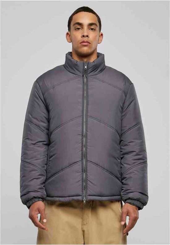 Urban Classics Arrow Gewatteerd Puffer Jack - Grijs - XXL - Heren