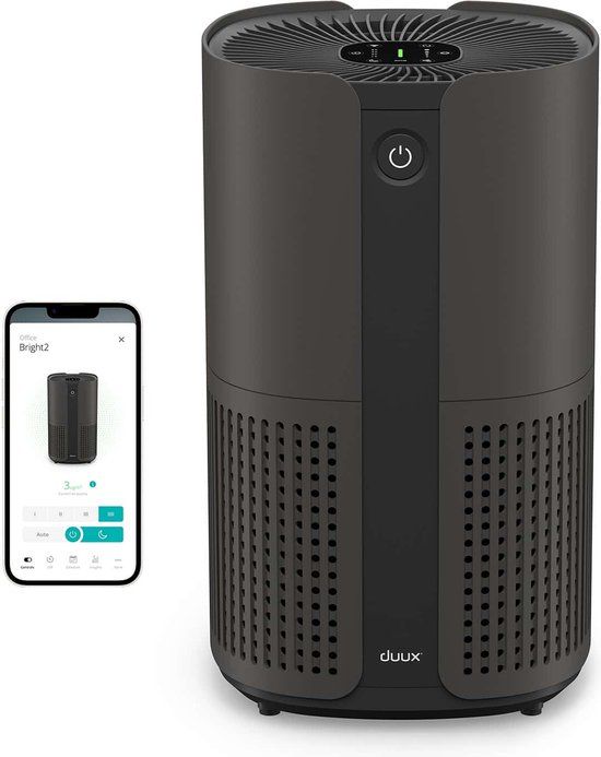 Duux Bright 2 Smart Air Purifier - 210 CADR - 42m² - Black